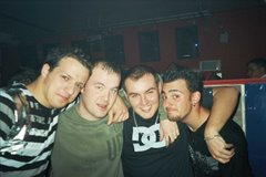 con Alberto, CharlieOne y Don Manolo