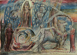 William Blake, Beatrice addressing Dante from the car