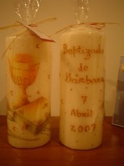 Velas para Baptizado