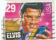 1993 Elvis Presley Stamp -Watercolor of Elvis by Mark Stutzmamn