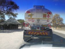 A Lovely Petrol Tanker At The Wildlife Control Border En Route Meno A Kweno 17th July