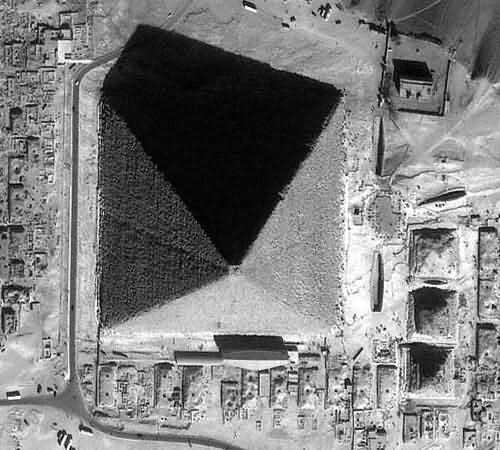 Las caras cóncavas de la gran pirámide