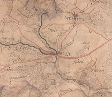 Civil War Map 1865