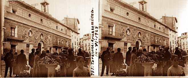 Plaza del mercado a principios del siglo XX