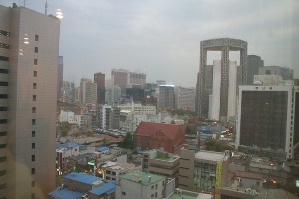View of Downtown Seoul from Apartment
