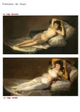 Goya: desnuda - vestida