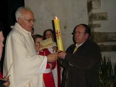 Bendición del Cirio Pascual