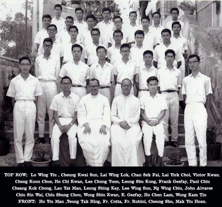 Yuet Wah English Section Class of 1963.  Great Bear II