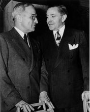 Vice President Harry S Truman talks with James P. McGranery, March 31, 1945