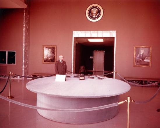 Former President Harry S Truman at Library Lobby