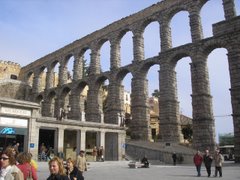 The aquaduct in Segovia