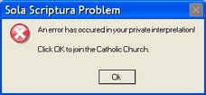 Sola Scriptura Error