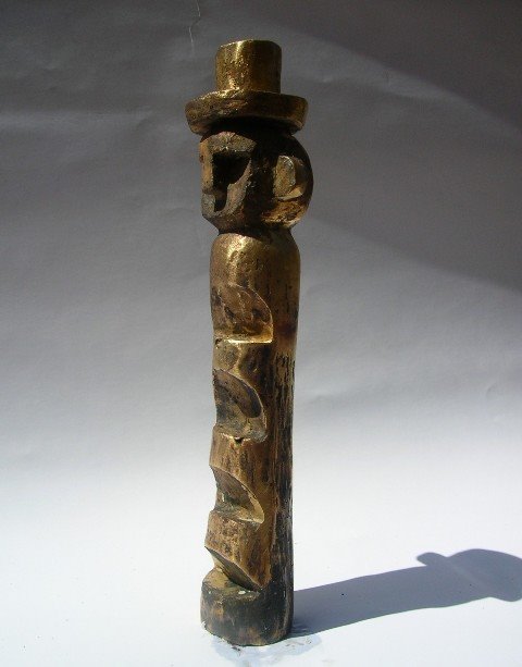 3 rewe . fundicion en bronce. 35 cms. de altura