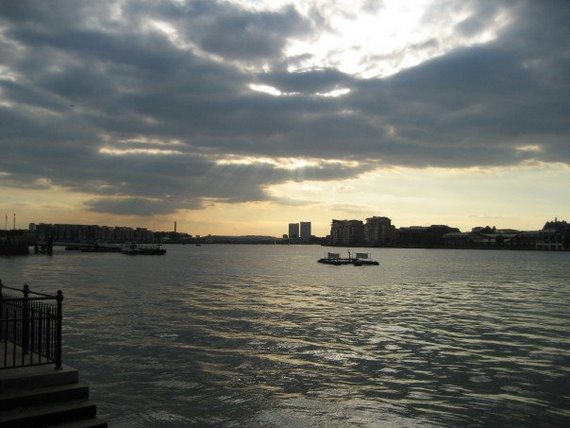 sunset at greenwich
