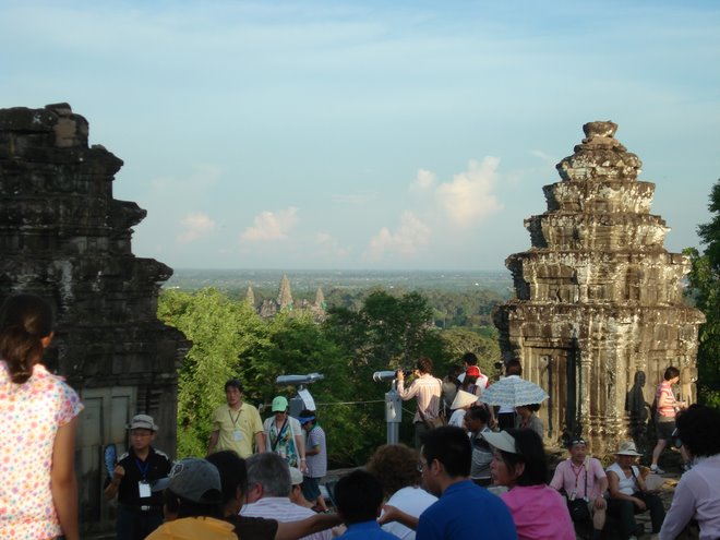 Angkor Wat from Atop Angkor Bakheng!