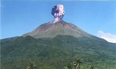 Bulusan Volcano in action