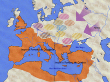 A divisao do imperio Romano