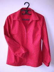 Burda  #8360 A/B: Zip Front Shirt