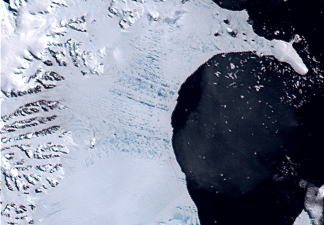 The Larsen B Iceberg Breakup- March 2002