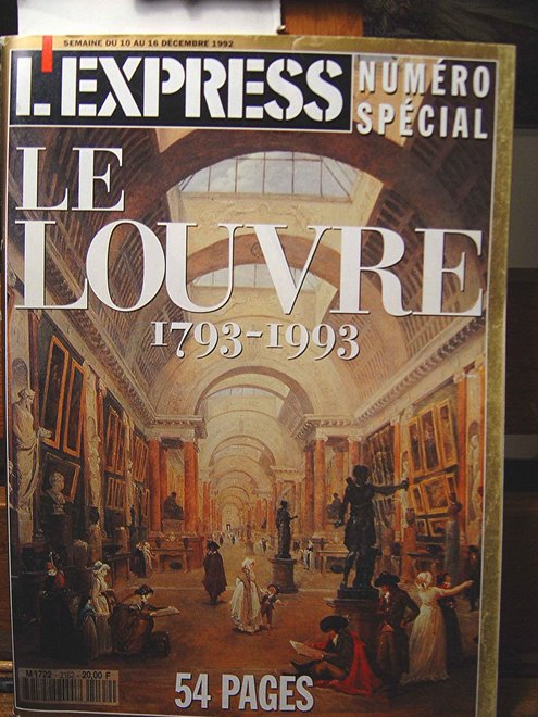 articles tiré de l "EXPESS" sur les copistes du Louvre.