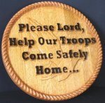 Featured Carving:  Support Our Troops