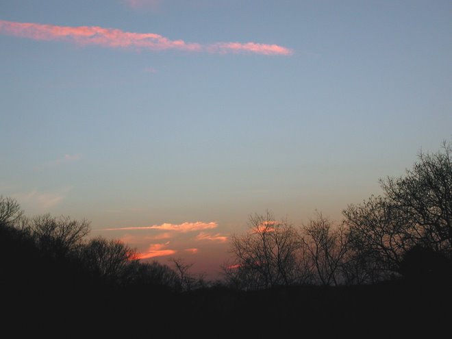 Sunset on the Appalachian Plateau