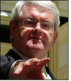 neocon gingrich calls for trashing 1st amendment