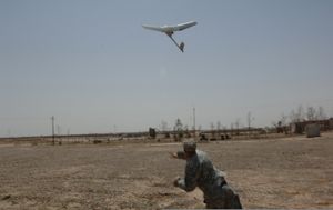 The Raven is a remote-controlled unmanned aerial vehicle used by the U.S. military.