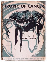 Una de las primeras ediciones de "Trópico de Cáncer", de Henry Miller