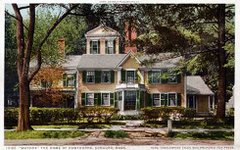 Fotografía de la casa del escritor Nathaniel Hawthorne