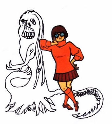 Velma and monster