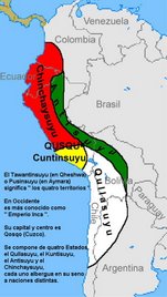Mapa del Tawantinsuyu