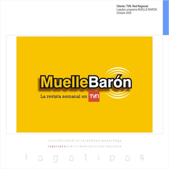 Logotipo MUELLE BARÓN para TVN