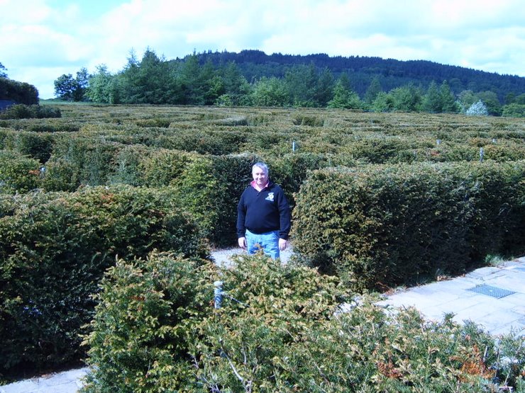 Graham visits the Maze