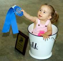 Baby Girl Won The Blue Ribbon