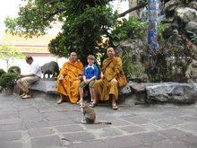 Me and three monks