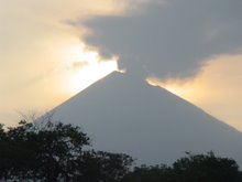 San Cristobal Volcano at dawn