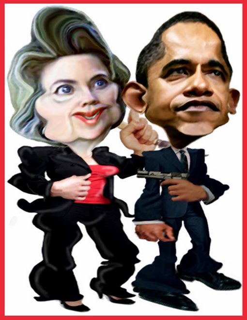 Hillary And Obama