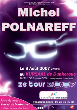 Michel Polnareff au Kursaal de Dunkerque le 08/08/2007