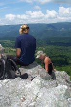 Ben and Katy overlooking Germany Valley, West Virginia