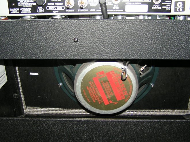 Fender '65 Deluxe Reverb Reissue amp back