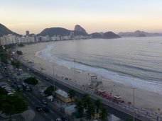 Foto desde el hotel en Copacabana