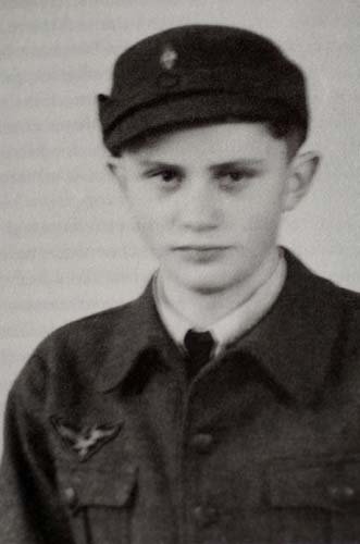 Heil Papa!  Ratzinger In His Spiffy Hitler Youth Uniform.