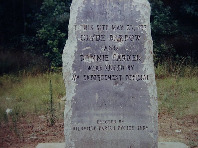 The Bonnie & Clyde Death Site - Bienville Parish, Louisiana