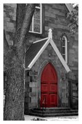 Red Door in Georgetown, DC