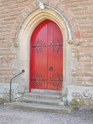 Red Door in Edinburgh