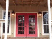 Red Double Doors