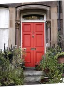 Red Door Taupe Trim