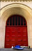 Red Door & Sleeping Man