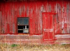 Red Barn Door